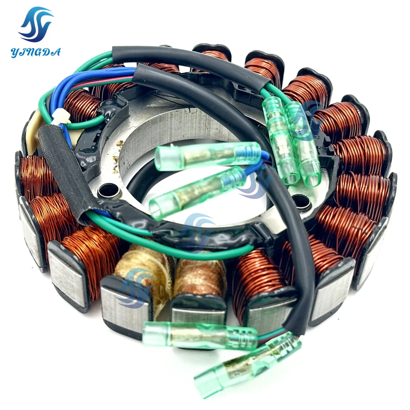 Gruppo Statore Fuoribordo Muslimex Per Motore Yamaha F20-05000200 Tj6114 F20 Motore Fuoribordo 6Ah-85510