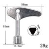 Multi-functional internal triangle key wrench elevator water meter electric control cabinet electric meter valve household tools 2