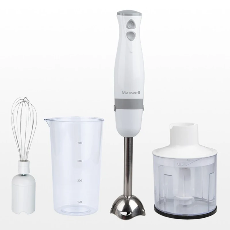 Блендер погружной Maxwell MW-1169 W (Мощность 500 Вт 1 скорость турборежим