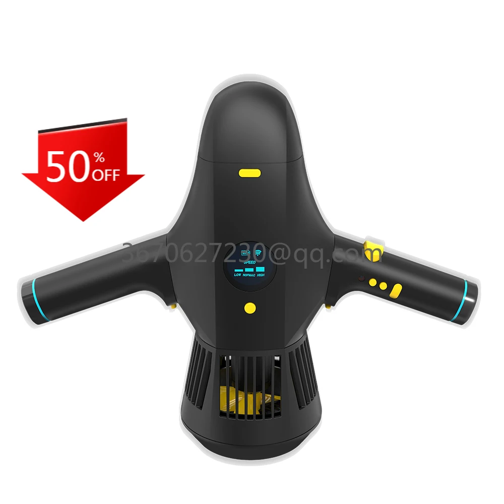 

2024 Smart Underwater Scooter with Action Camera Compatible Dual Motor for Water Sports Swimming Pool Scuba Diving & Snorkeling