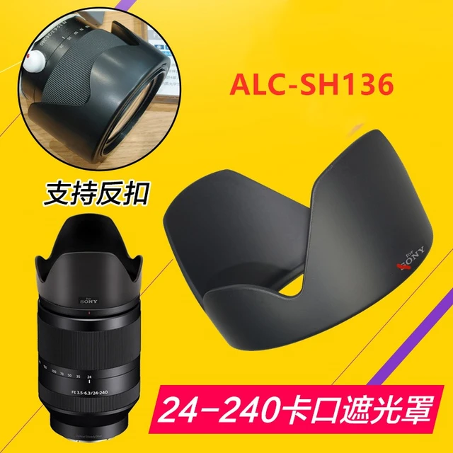 Copy NEW 72mm Lens Hood Shade ALC-SH136 For Sony FE 24-240mm f/3.5