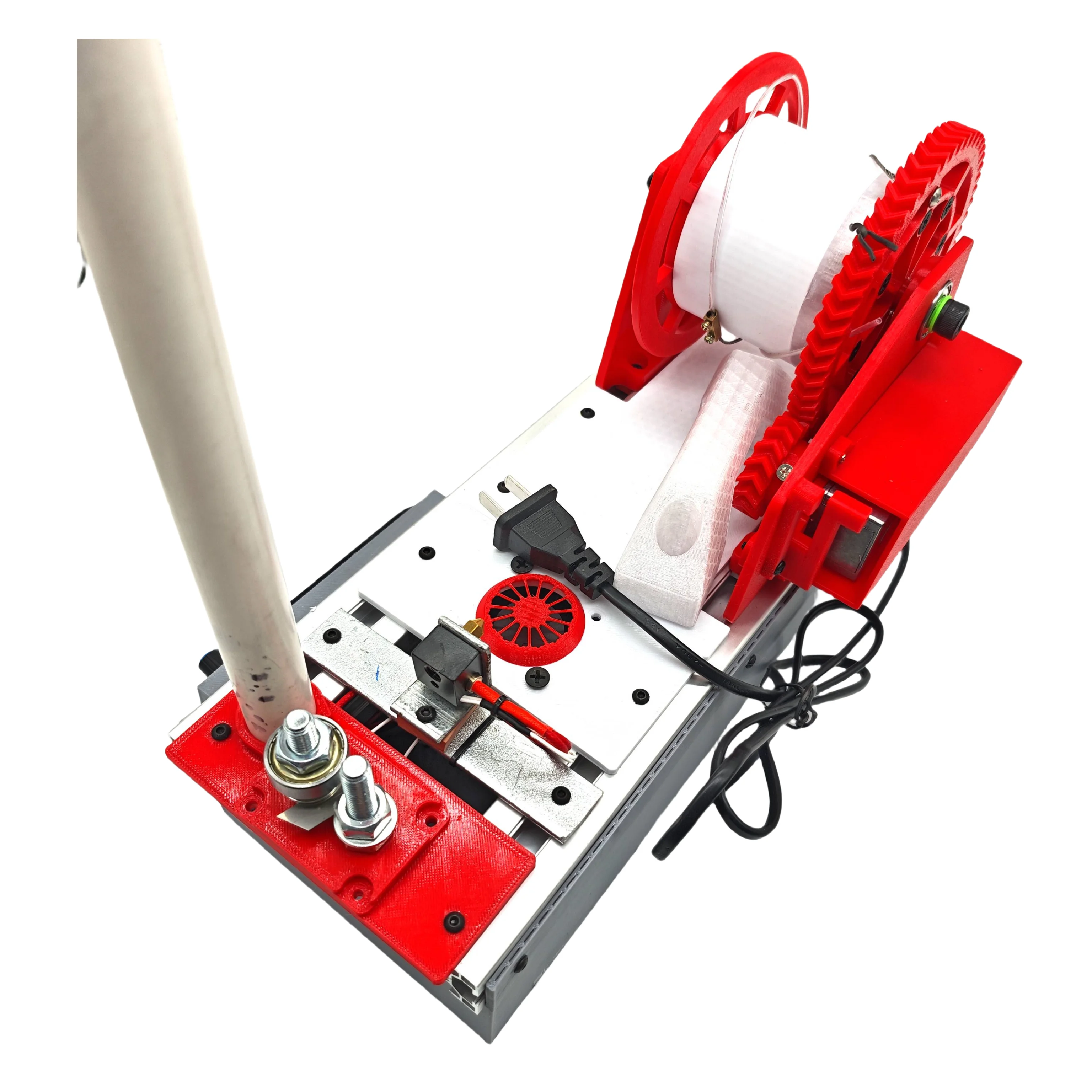 Plastic PET Bottle Filament Maker Small-Scale Recycling into 3D Printing
