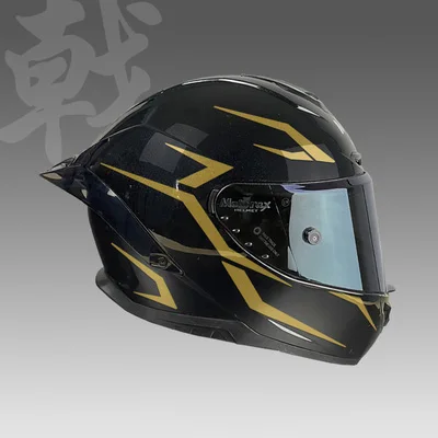Reflecterende Helm Stickers Motorfiets Moto Hoed Racing Vinyl Wrap Graphics Streep Decal Voor Agv Shoei Arai Hjc Kyt - AliExpress