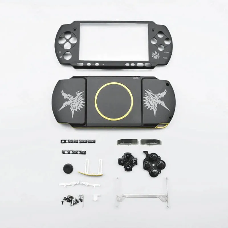 

Запасные части для PSP 3000, сменная Крышка корпуса, лицевая панель, передняя и нижняя крышка, детали с полными кнопками, комплекты аксессуаров