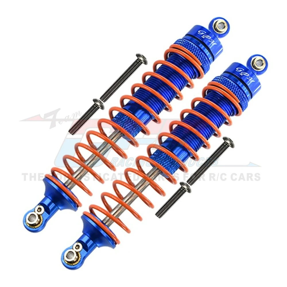 GPM ARRMA 1/8 TYPHON 1/10 화강암 빅락 크루 센튼 4X4 3S 업그레이드 부품, 금속 볼드 115mm 후면 완충기 AR330551