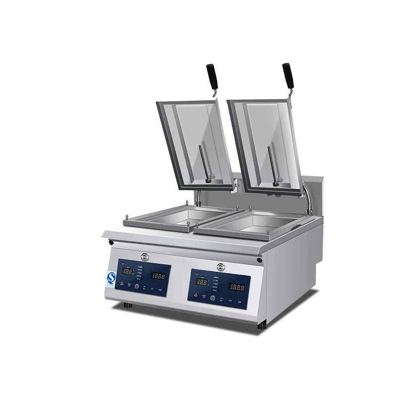 Frying Machine Commercial Automatic Dumpling Smart Electric Single-head Pot Sticker Raw Deep Kitchen Cooker Pan Grill Stir