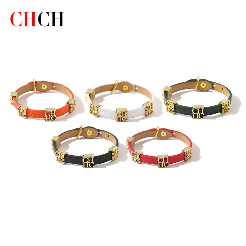 Women  Vintage Simple Classic Versatile Stainless Steel Cortex Bracelets Lover Friend Fashion Gift