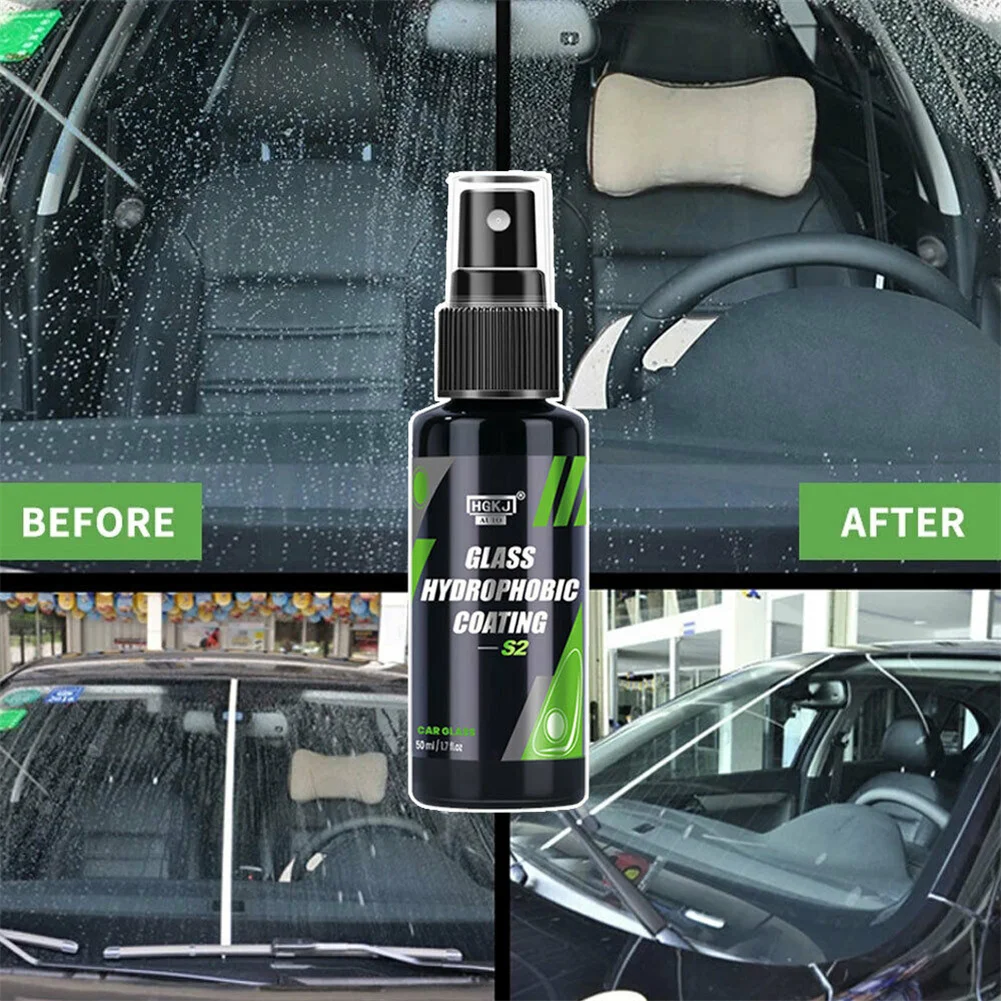 Water Repellent Spray HGKJ 2 Anti Rain Coating For Car Glass Hydrophobic  Anti-rain Liquid Windshield Mirror Mask Auto Chemical - AliExpress