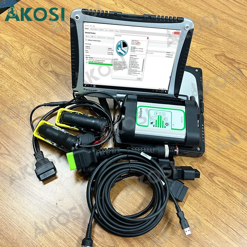 

88890300 VOCOM VOCOM 1with ECU programming test cable For Volvo/Mack Test Diagnostic Tool and CF19 laptop Ready to use