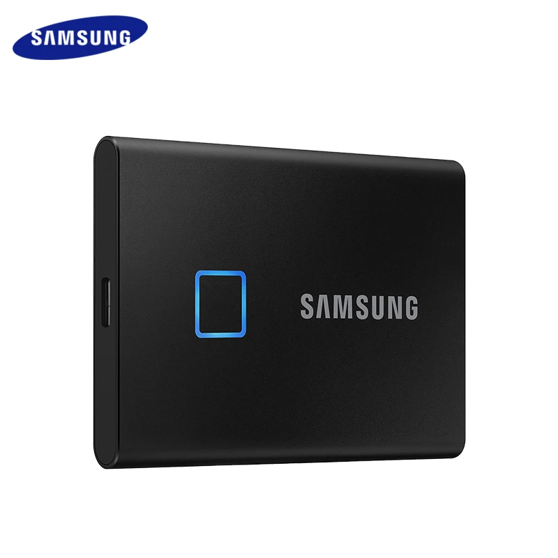 SSD externe Samsung T7 Touch - 1TB - USB-C 3.2 Gen 2 - Lecteur d