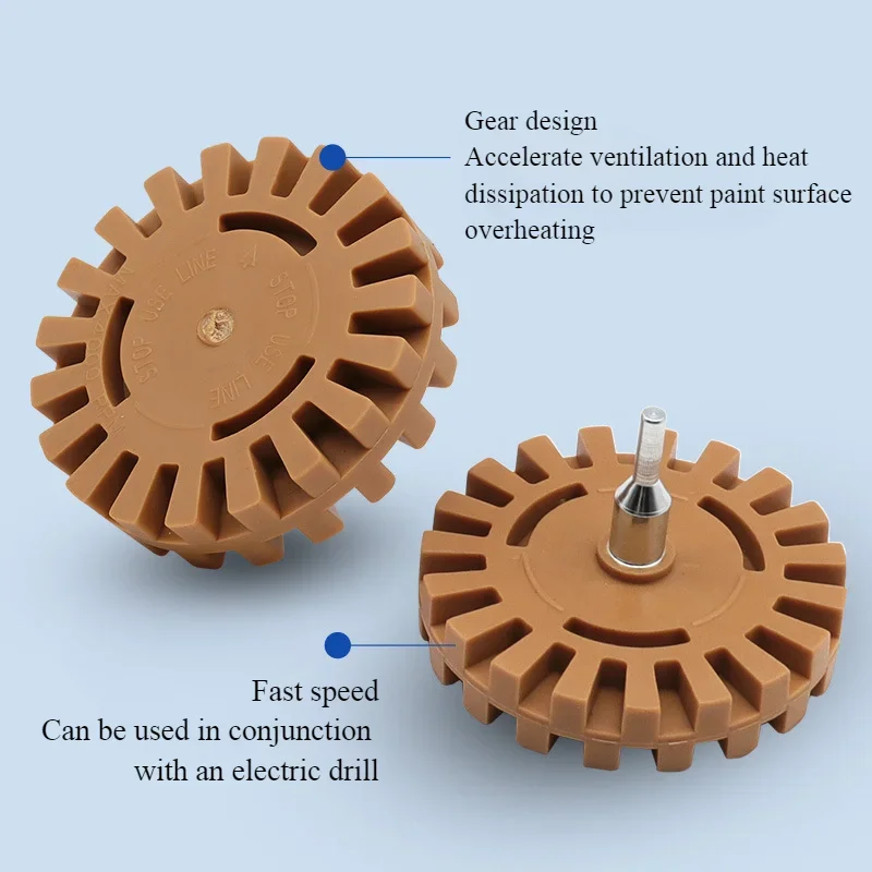 Pneumatic rubber removal disc rubber removal wheel polishing wheel car tire polishing wheel 4-inch