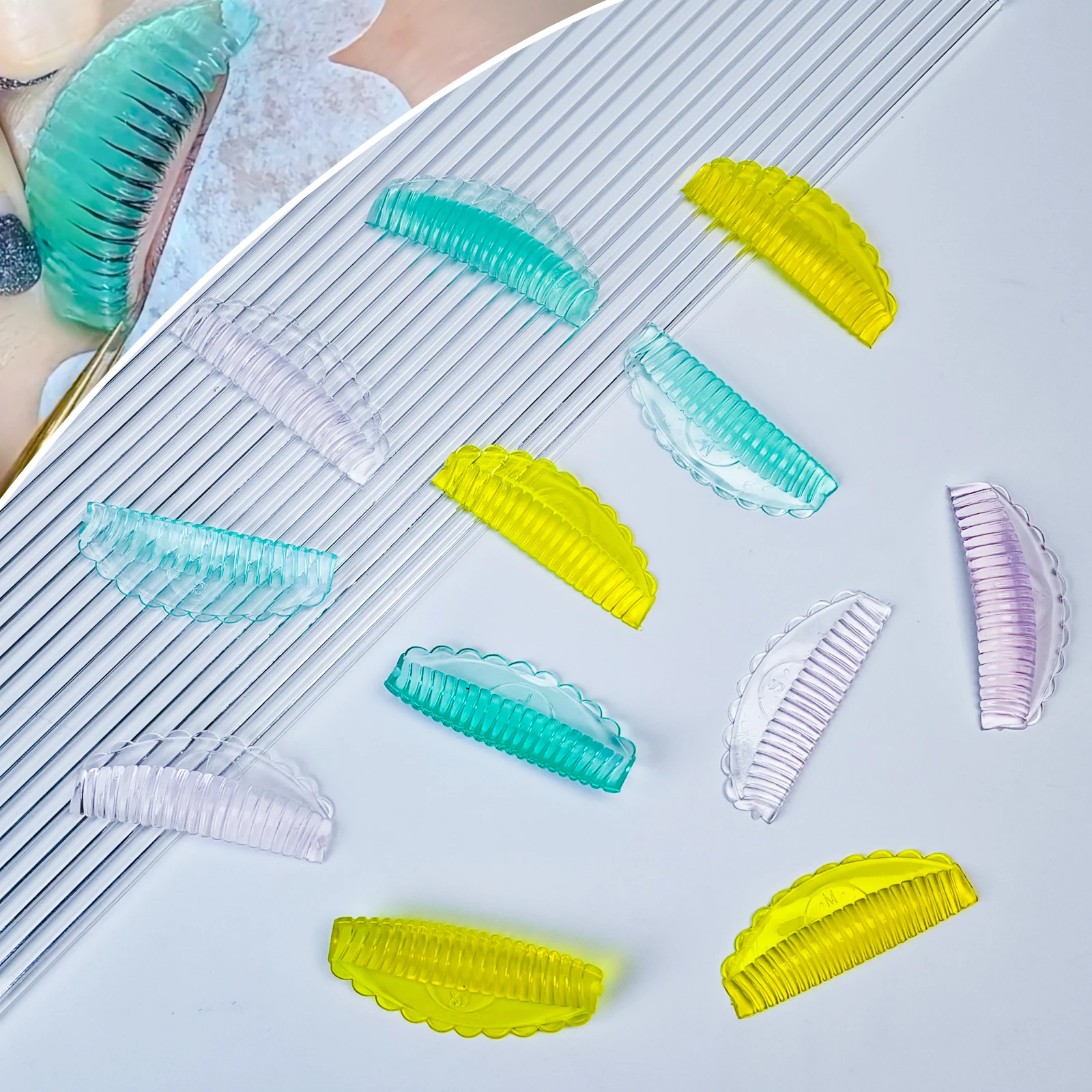 PERMANIA Lash Lift Pads 8 Pcs Lash Lift Shields