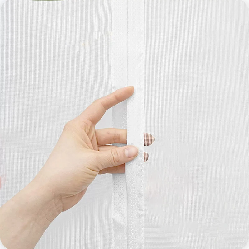 Side opening magnetic mosquito proof door curtain new magnetic screen window, household screen curtain, bedroom suction