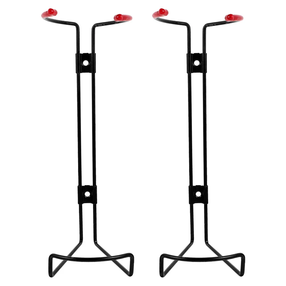 2 Pcs Fire Extinguisher Hanger Mount Wall Hanging Hooks Universal Mounting Rack Bracket Steel Holder