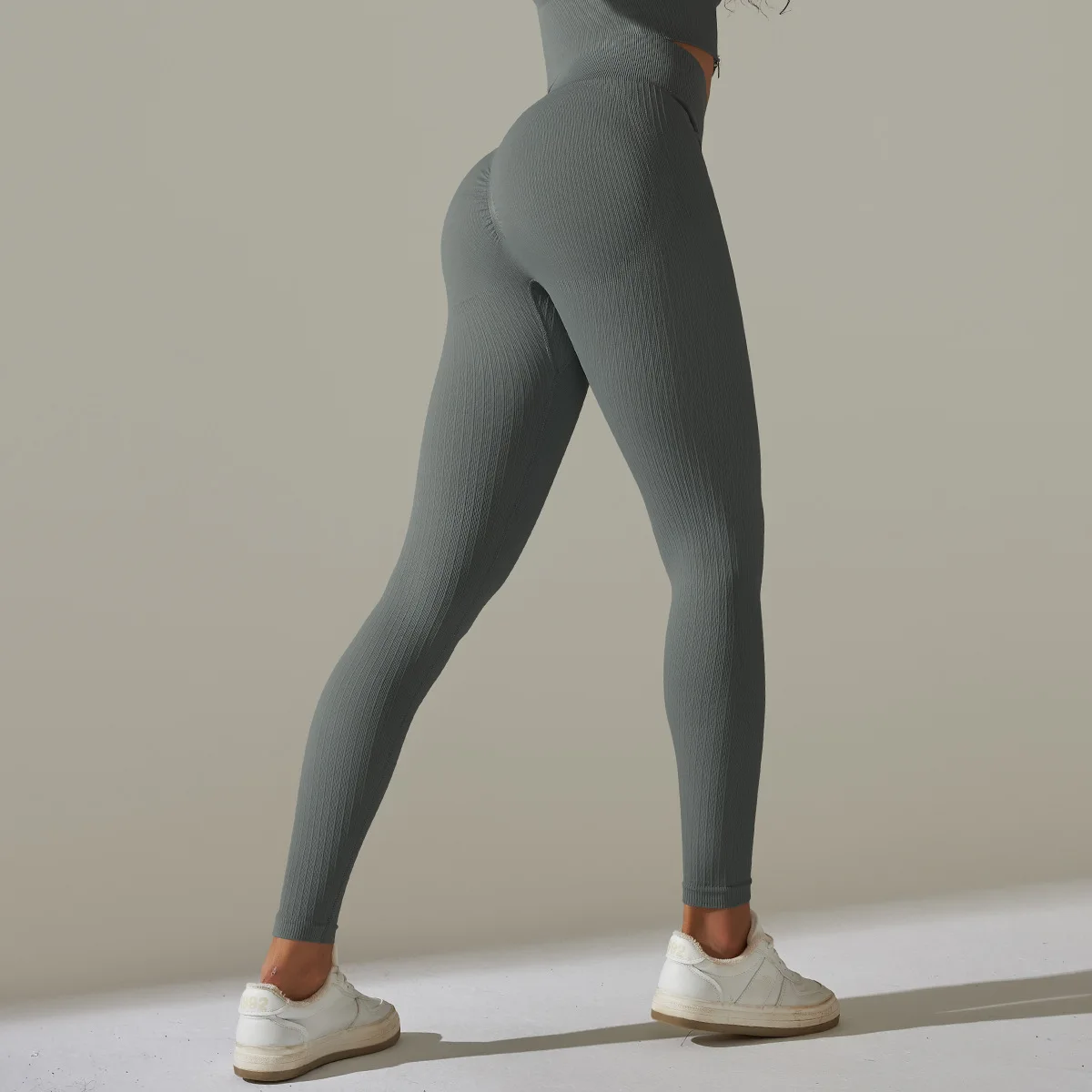 Women Yoga Leggings Hips Lifting Gym Leggings Seamless Sport Pants High Waist Fitness Leggings Bubble Butt Workout Running Pants