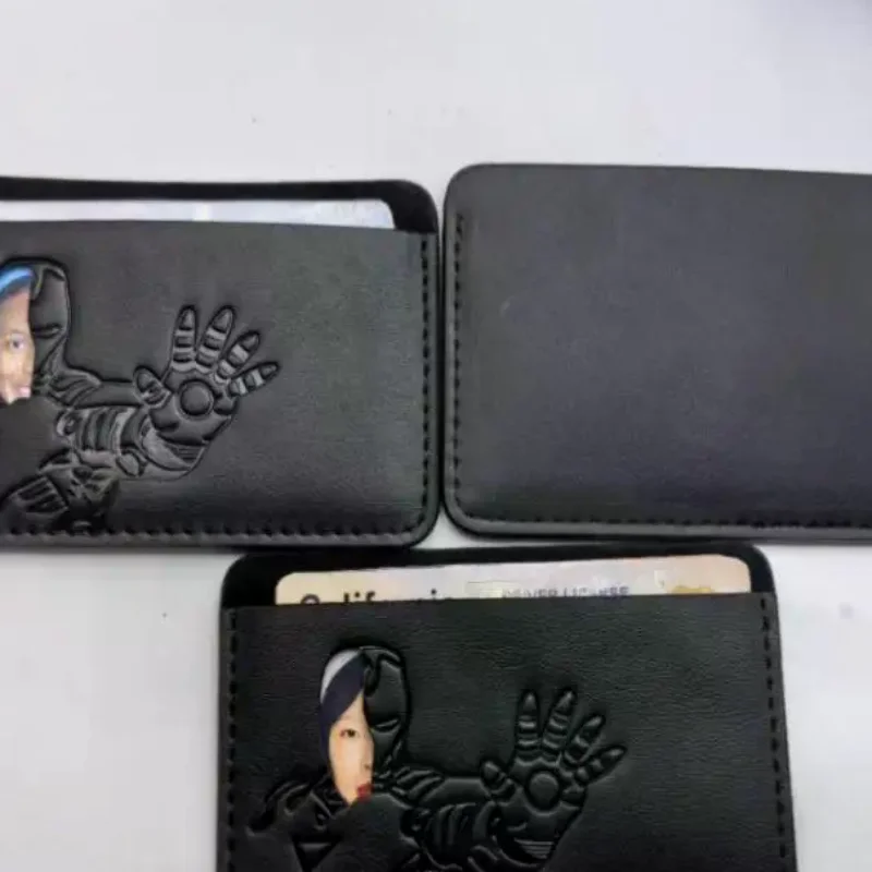 Hero Squad Hollow Out Character Card Case Personalized SuperHero Mask ID Card Holder Gift