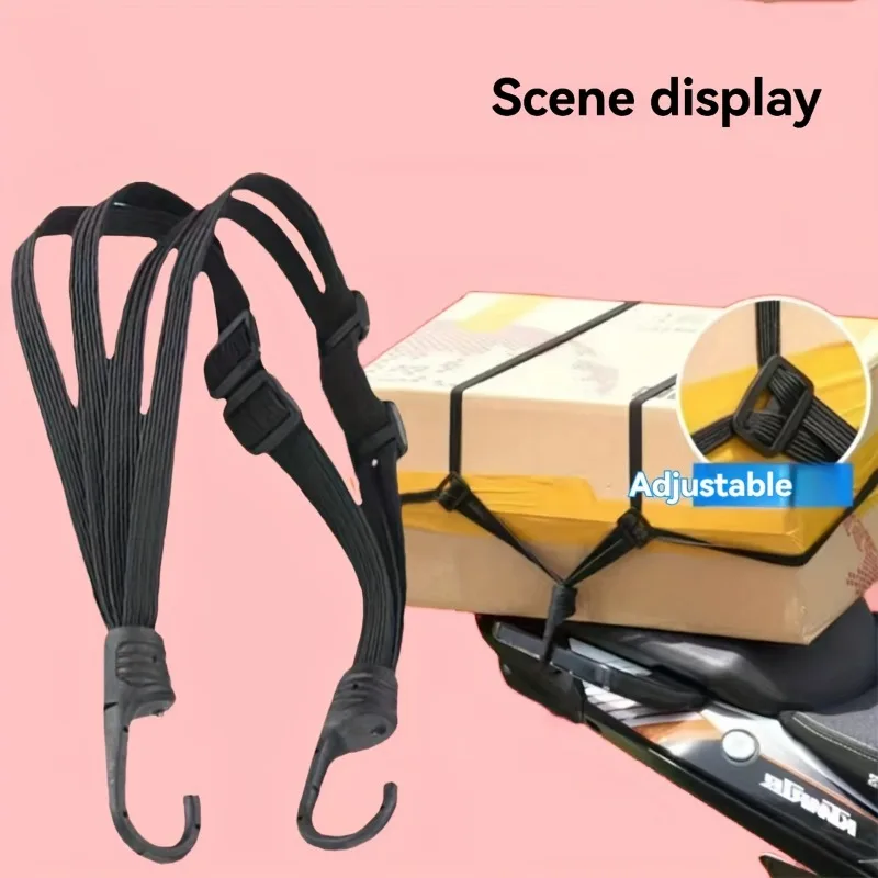 1pc High-Elasticity Durable Polyester Helmet Strap-Fit for Motorcycle & Bicycle Riding, Cargo Securing