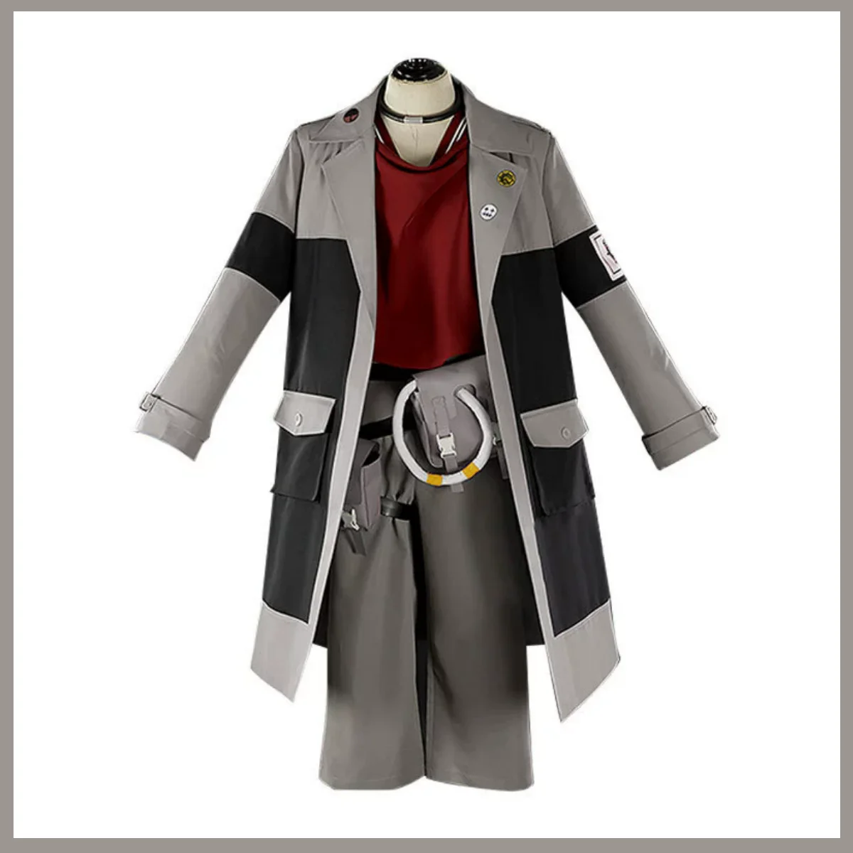 Gachiakuta Enjin Combat Uniform Cosplay Costume