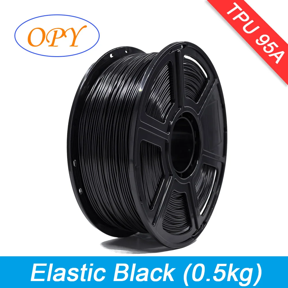 Tpu Filament 1Kg Plastic Elastic 1.75Mm 0.5Kg 10M 100G Sample 3D Printer Material Nature Black Red Green Blue Yellow Color pla filament 1kg 1 75mm 3d printer filament strong wire good adhesion plastic brown orange red green blue white pla coil