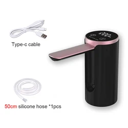 Foldable Rechargeable Electric Water Dispenser Pump (Black)