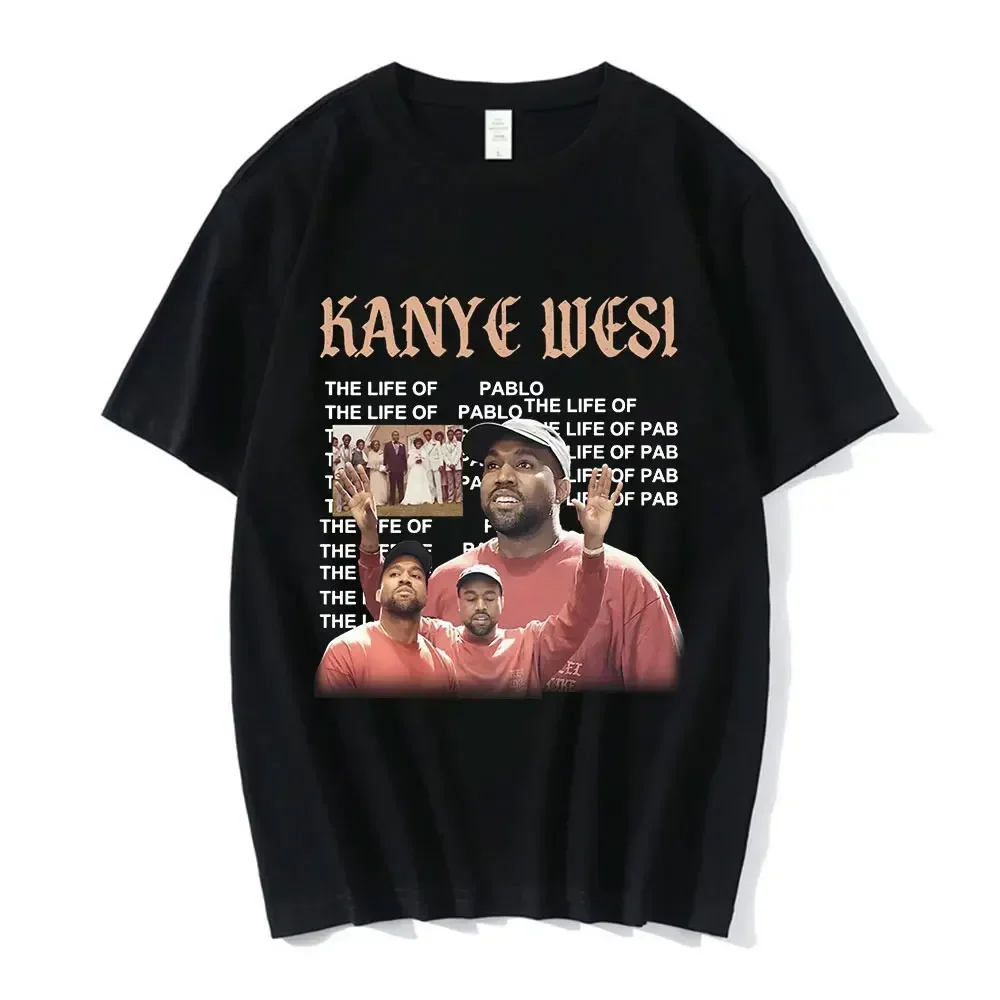 Funny Kanye West Meme T-Shirt Men's Vintage Hip Hop Rap Style Tshirt Men Women Short Sleeve T Shirt Streetwear 6