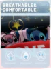 1 cartoon cute Stitch pattern digital printed frosted Fitted Sheet,bedroom printed bed cover,bedding(No pillowcase) 5