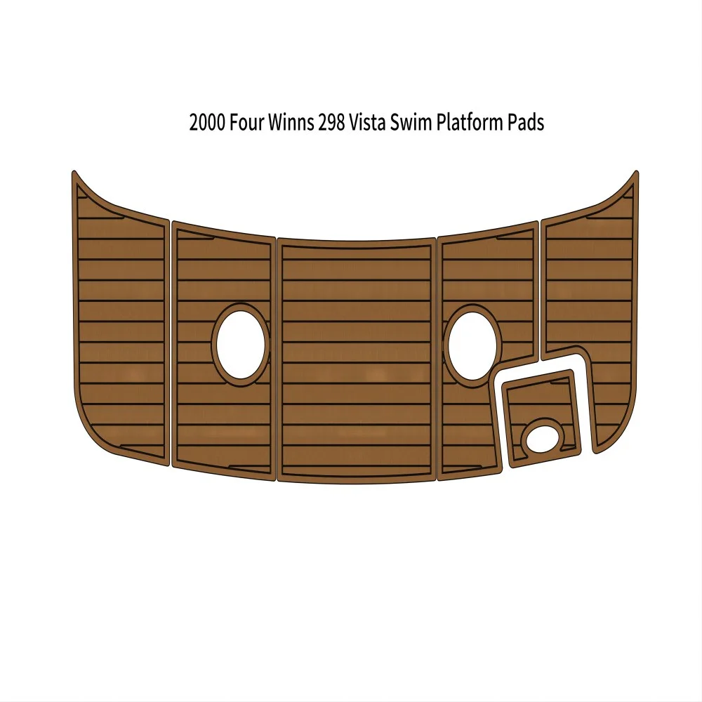 

2000 г., Four Winns 298, платформа для плавания Vista, лодка из EVA пены, Тиковый напольный коврик