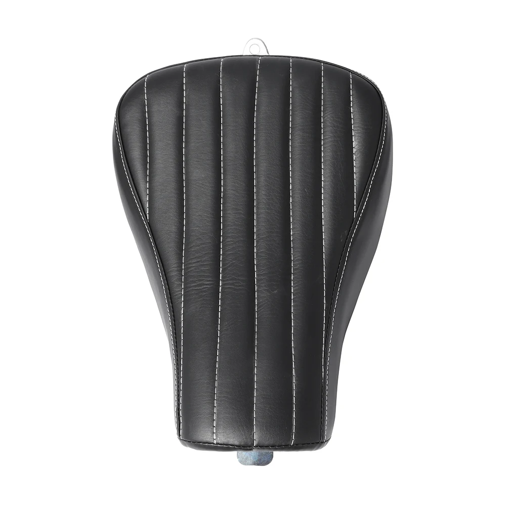 For Harley Sportster Forty Eight XL1200 883 72 48 Black Motorcycle Front Driver Leather Pillow Solo Seat Cushion - Image 6