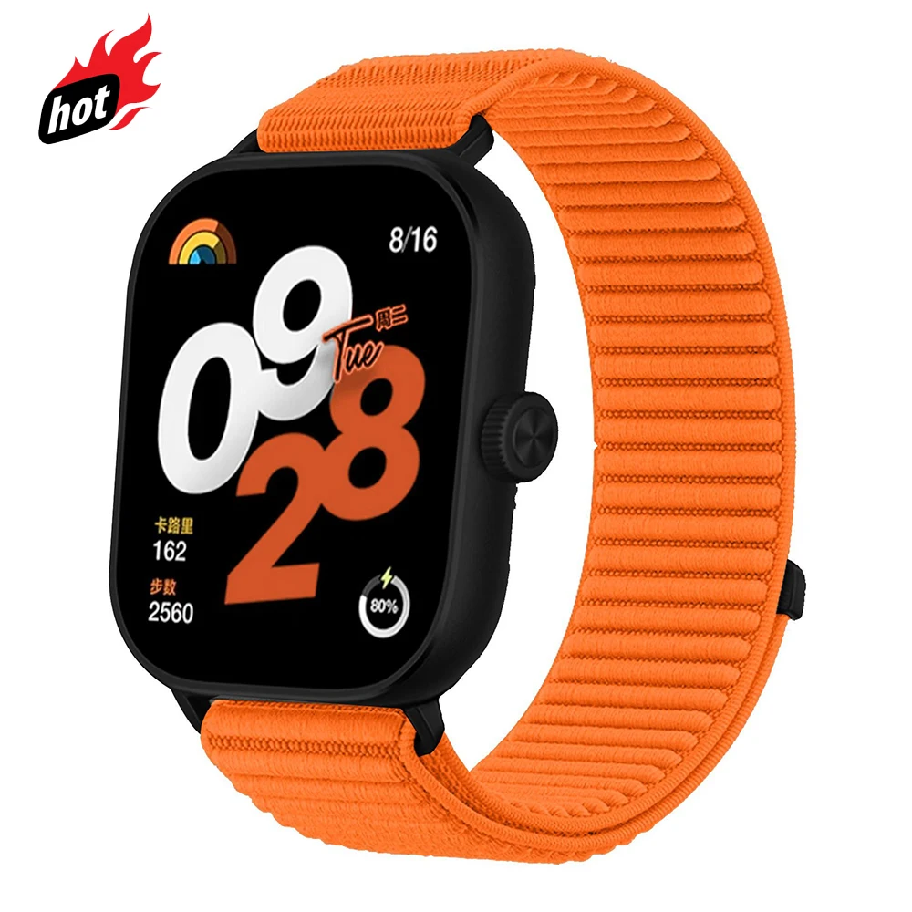 Breathable Nylon Loop Strap Wristband - Smart Watch Accessory