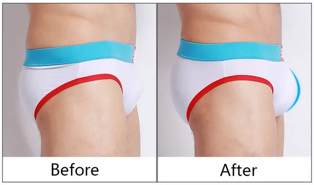 PRETYZOOM Fake Testicles Men's Bulge Enhancing Underwear Cup