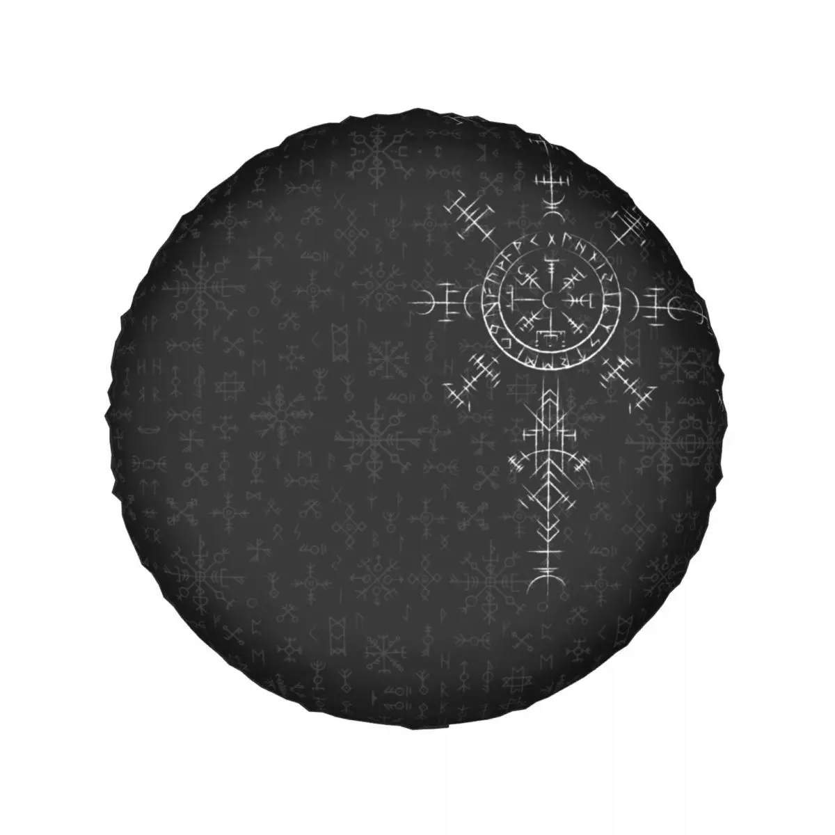 Фото Чехол для Jeep Vikings Valhalla, чехол с компасом Vegvisir для запасных колес, Аксессуары для автомобилей 14, 15, 16, 17 дюймов №2