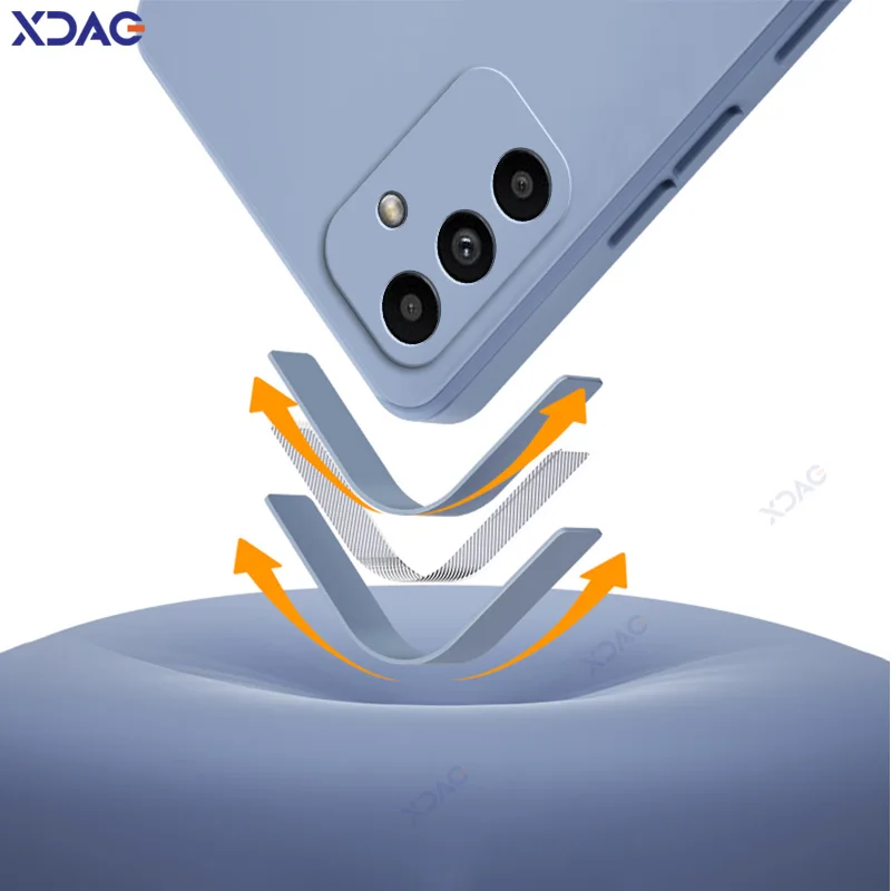 Square Liquid Silicone Protective Mobile Cover Case with Lens Protection – Enhanced Armor Design