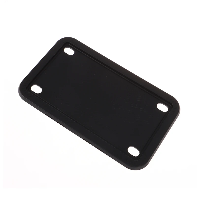 1pc 오토바이 라이센스 플레이트 프레임 오토바이 범용 실리콘 플레이트 보호대 홀더 자전거 후면 라이센스 플레이트 도구 ?