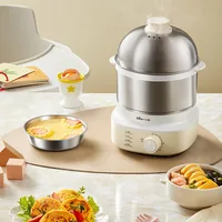 360W Electric Egg Boiler Breakfast Machine Multicooker Steamer Automatic Egg Cookers Home Egg Custard Steaming Cooker with Timer 1