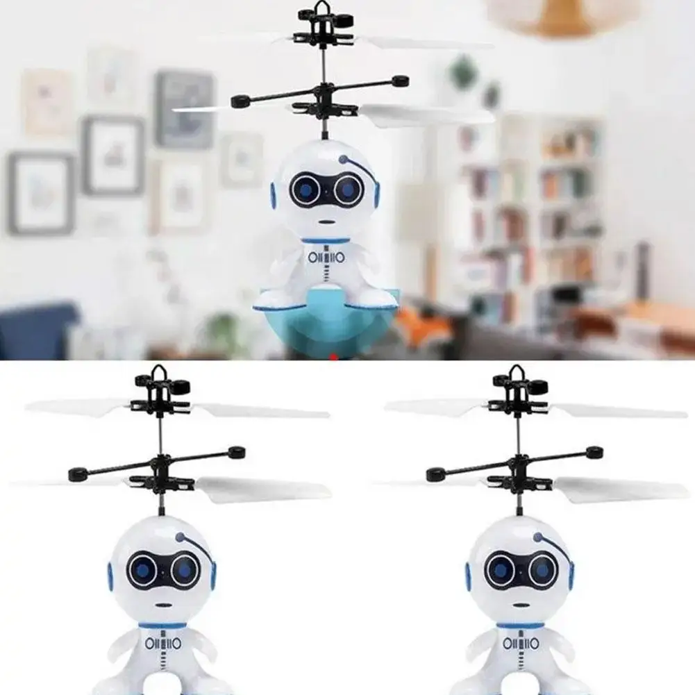 

RC Flying Robot Gesture Sensing Astronaut UFO Spacecraft Helicopter Airplane Mini Cartoon Drone Toy For Children Y8T9