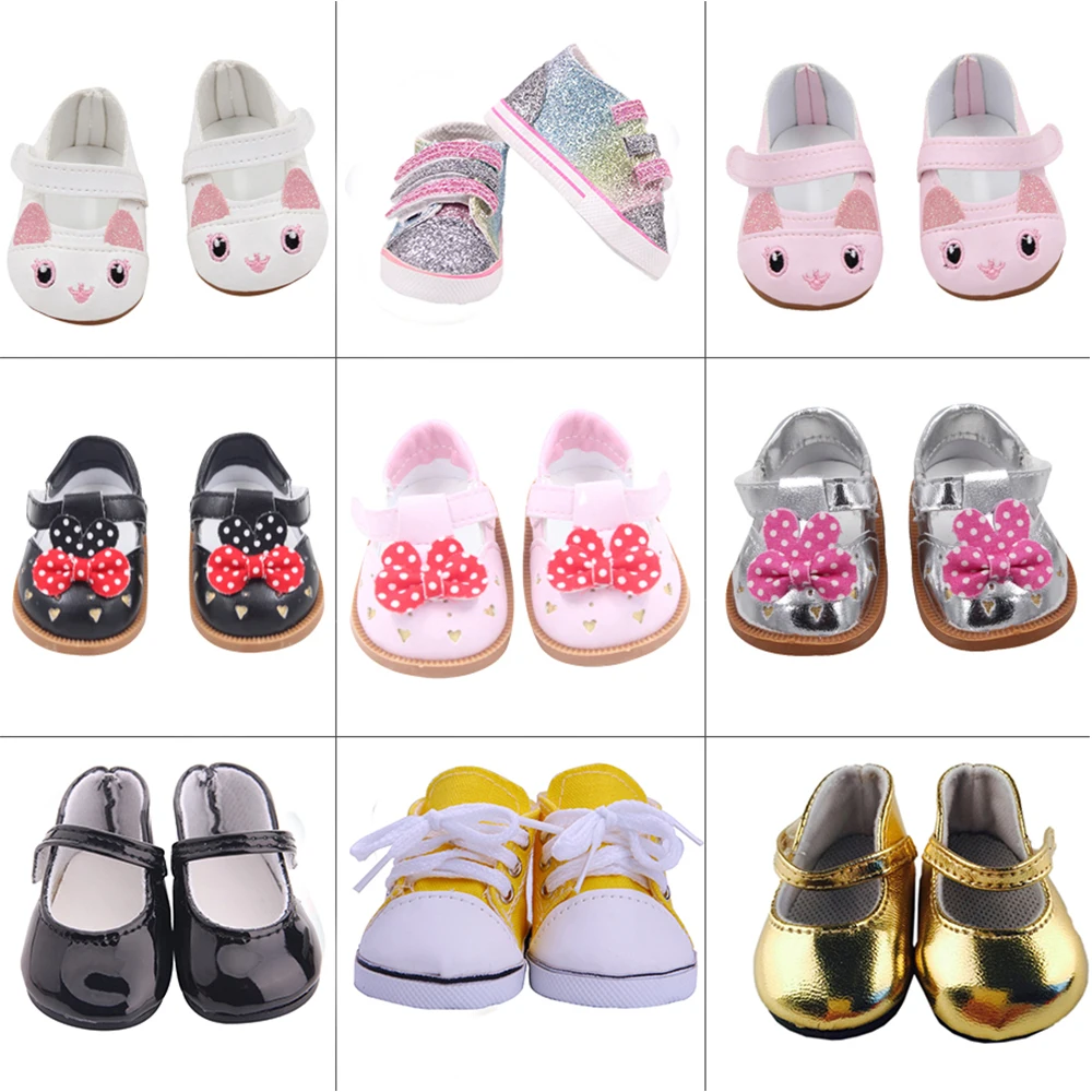 Ropa de sirena de dibujos animados, zapatos de gatito para muñeca
