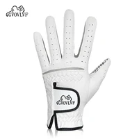 GVOVLVF Golf Gloves Genuine Sheepskin Leather Men Non-slip Sports Gloves Left Hand For Golfer Golf Glove Soft Breathable 2