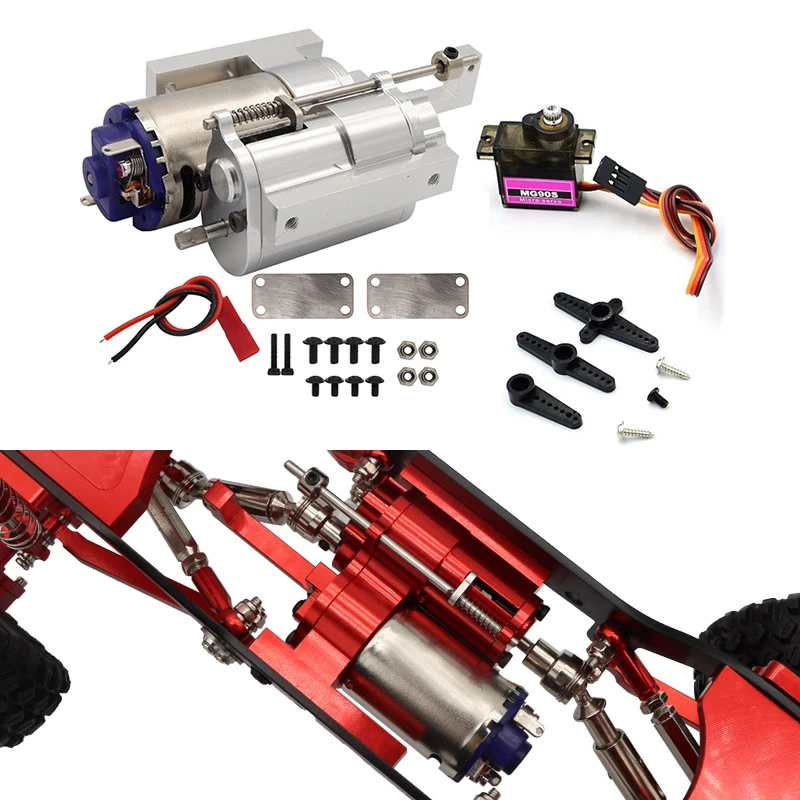 Wpl C24 Upgraded 2 Speed Gearbox With Shift Servo Spare Part For