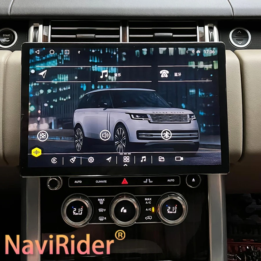 Range Rover Sport L494 (2014-2017) Climate Control Touch LCD Screen Upgrade (2 Styles) - Style 2 (10" Screen / No CD Drive) / Required
