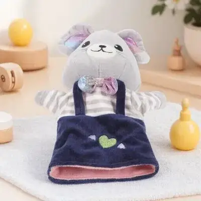 실물 같은 마우스 손인형 대화형 스토리텔링 교육용 손인형 용 조기 발달 선물