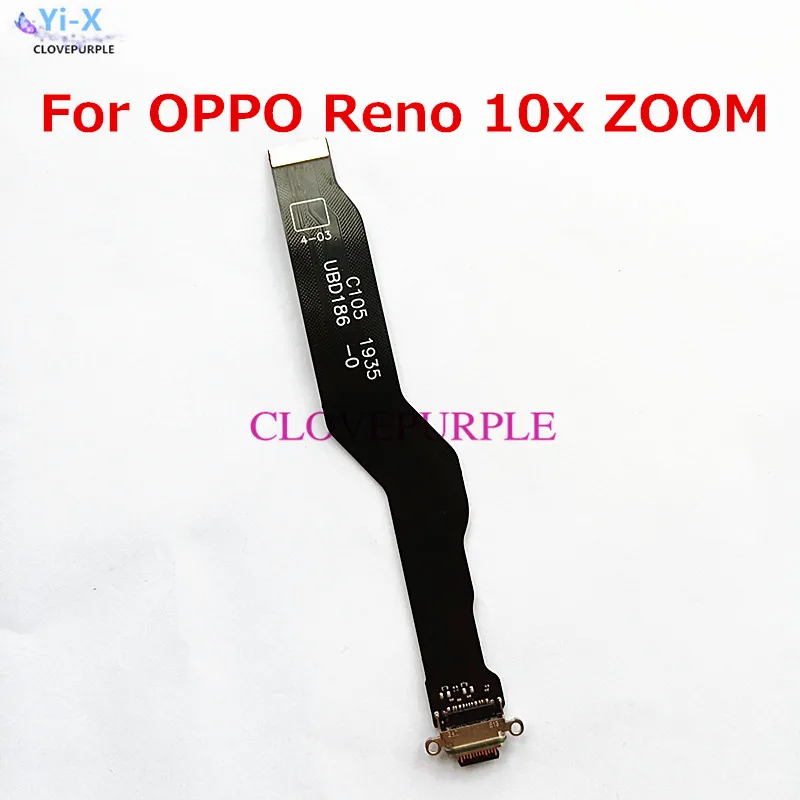 1Pcs Usb Charger Charging Port Dock Connector Flex Cable For Oppo Reno 10X Zoom Replacement Parts
