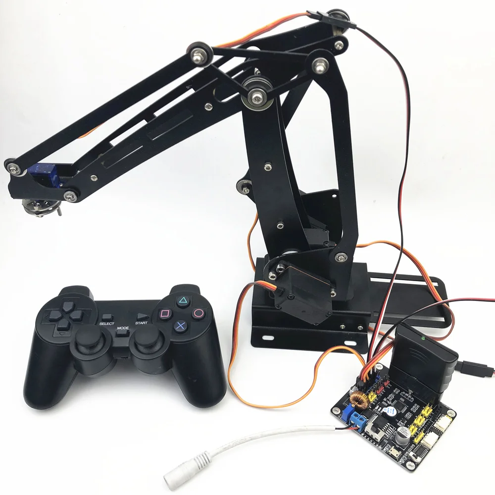 

Four-Degree-of-Freedom Mechanical Arm Imitation ABB Industrial Stacking Manipulator Stainless Steel Remote Control