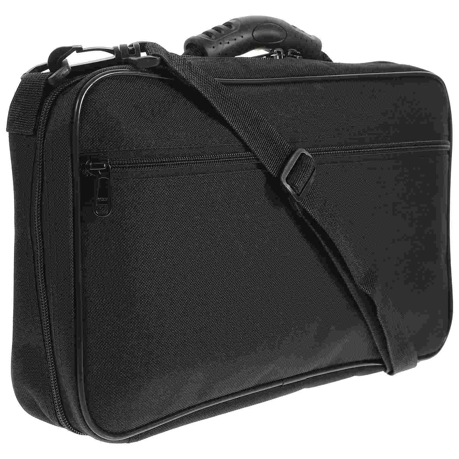 

1 Set of Practical Oboe Cases Portable Cases and Cases Two Pieces Set (Black)