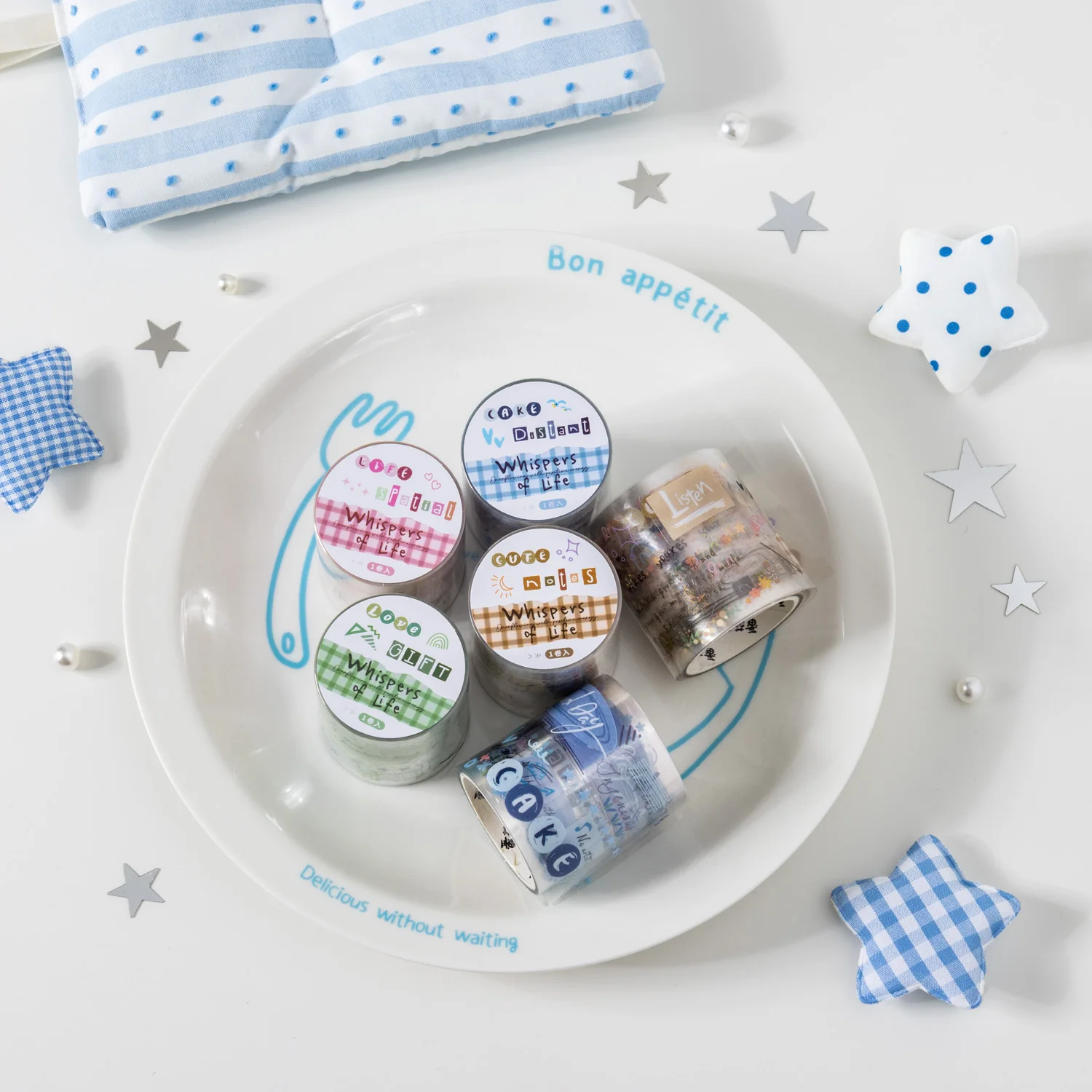 생명의 속삭임 시리즈 빈티지 영어 텍스트 풍경 PET 테이프 창의적인 DIY 저널 재료 콜라주 스크랩북킹 문구류