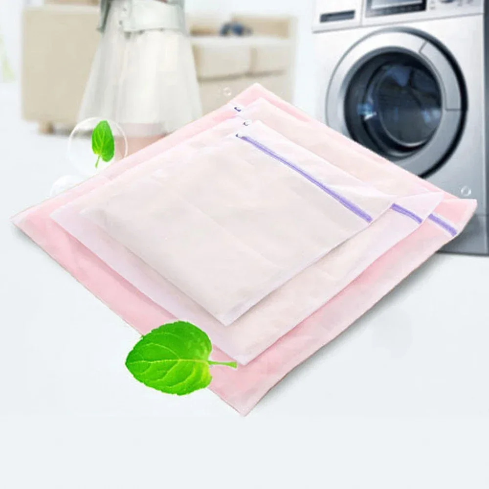 Mesh Three-Piece Set Of Classified Machine Special 1Set Of 3 Zipper Purple Fine Clothes WashingCare Bag