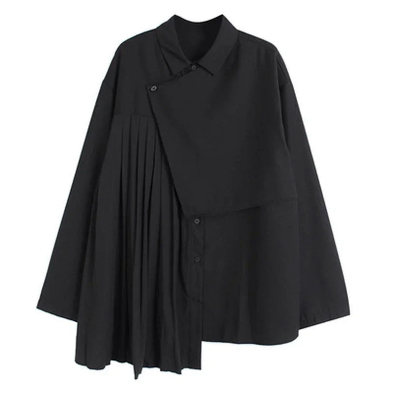 

Женская рубашка на пуговицах SuperAen, белая или черная однотонная Повседневная рубашка с длинным рукавом, весна-лето 2024