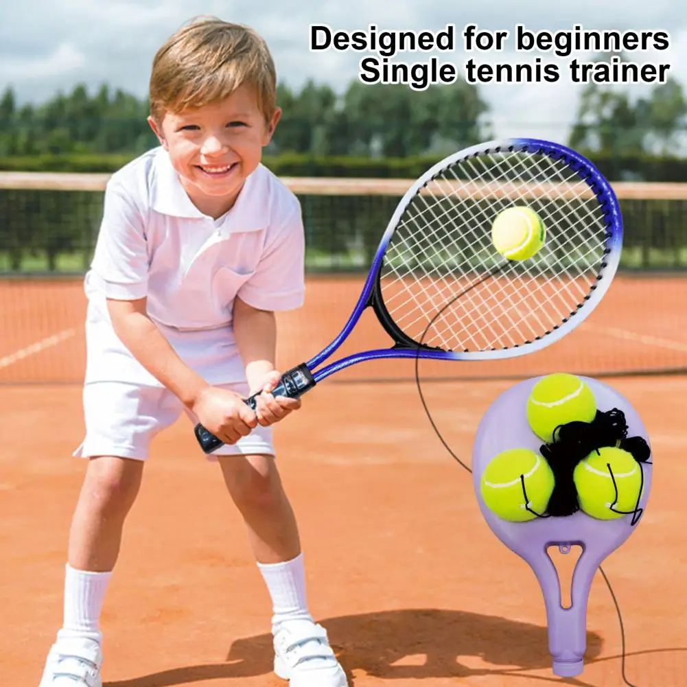 Tennis Trainer Rebound Ball with String Ball Portable Self-Training Tool Tennis Rebounder Kit Solo Training Equipment
