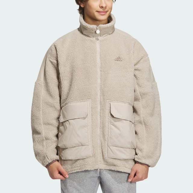 Adidas officiel véritable hiver nouvelle veste polaire en tricot unisexe IK7342 1