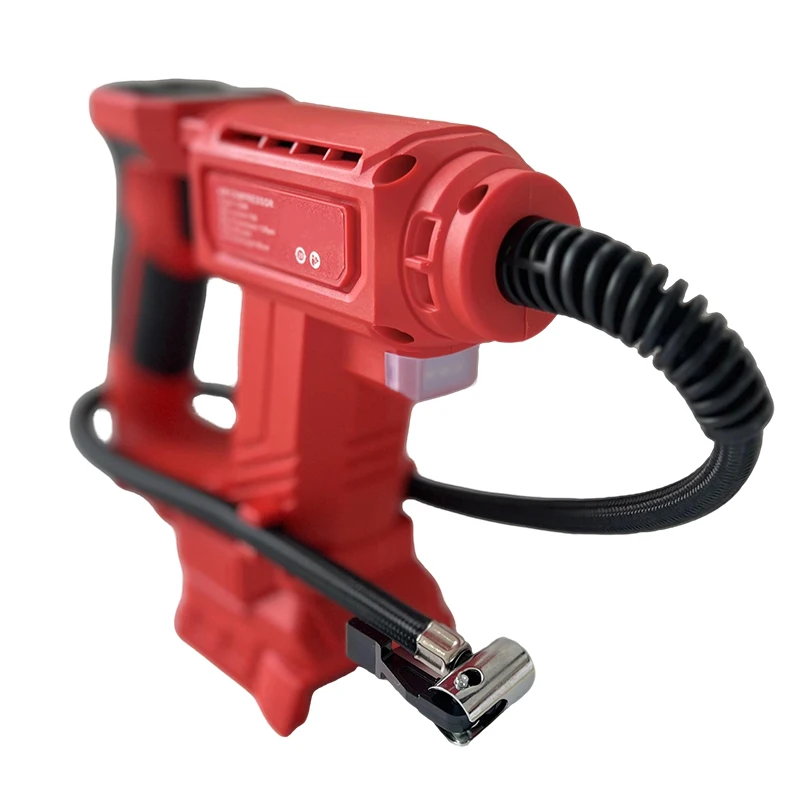 Fit Milwaukee Cordless Air Pump Portable Car Tire Inflator Air Compressor With D