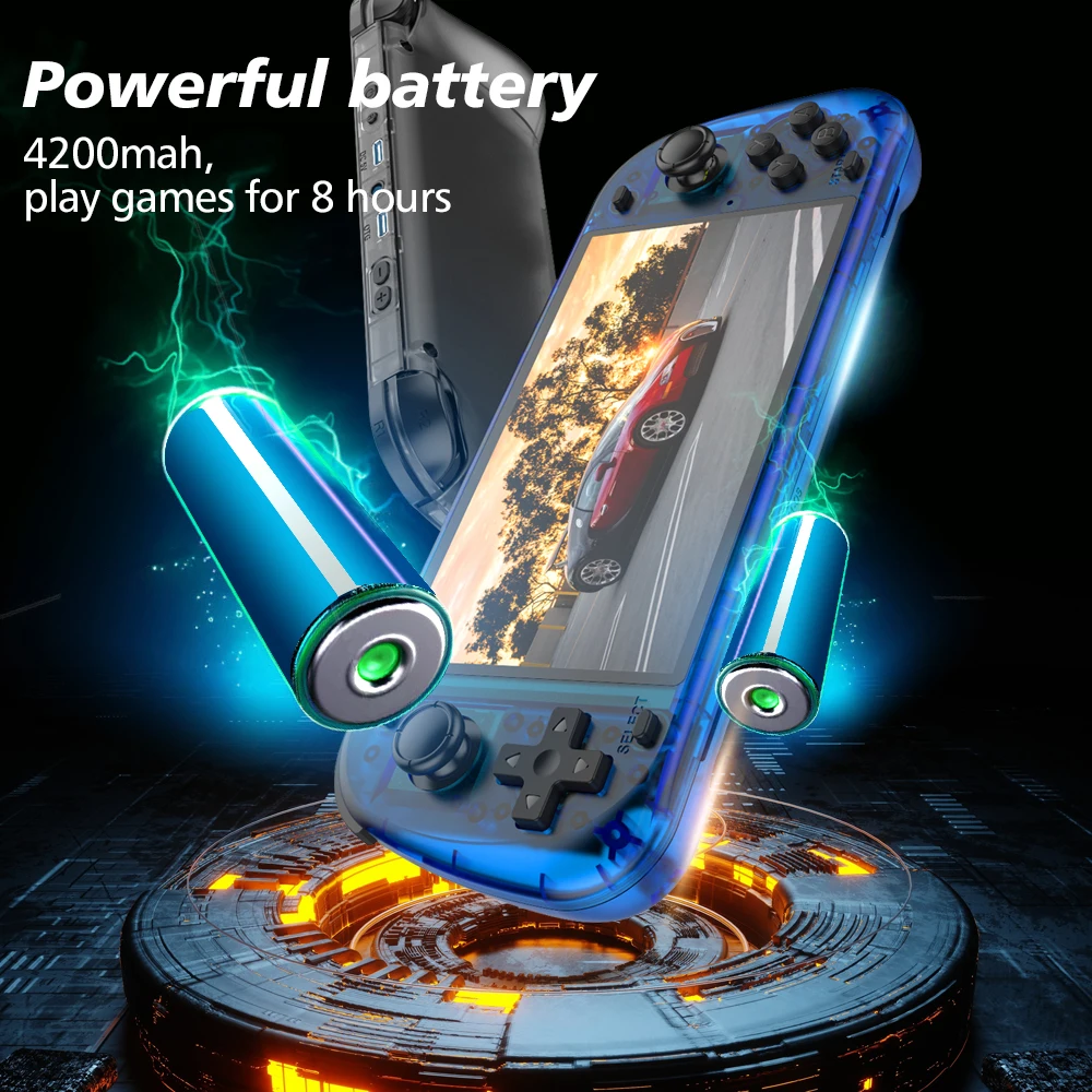 Retro Handheld Console Classic Game 5.1 inch HD IPS Screen Portable Video Player Built-in 4200mAh Li-battery Best Gift - 5